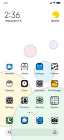 Simplified colour
