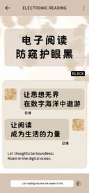 电子阅读防窥护眼黑
