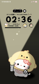 手电筒开灯小猫