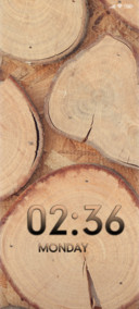wooden logs