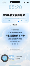 OS苹果大字库黑体
