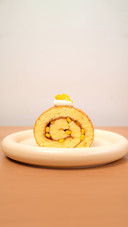 Sweet corn cream roll cake