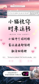 小猫祝你时来运转