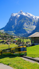 Trains under the Alps
