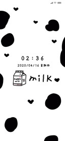 可爱牛奶