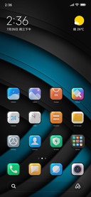 Simple blue black