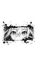 Anime girl cut