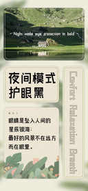 夜间模式护眼黑