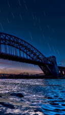 雨中的桥