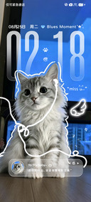 蓝调耳机小猫的心事