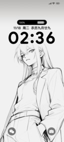 酷漫少女素描风