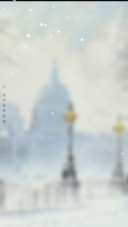 陪她一起看雪景