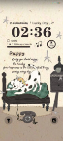 Retro otaku dog