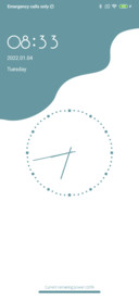 Minimalist clock