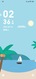 夏日海岛