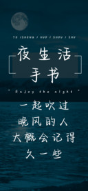 夜生活手书