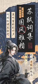 苏轼词集国风雅楷