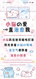 小猫的爱一直治愈我