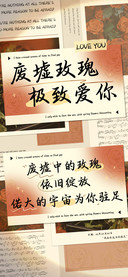 废墟玫瑰极致爱你