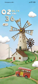 Clay windmill