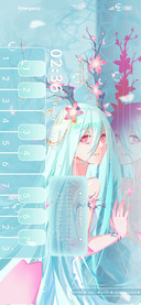PianoGreenFlowers
