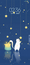摘星星的小猫