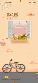 An autumn rain