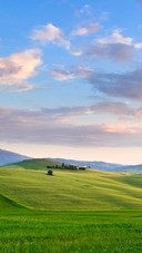 Sunset Tuscany Landscape, Toscana, Italy