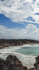 The sea erosion landform of canbo cape