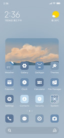 Blue components