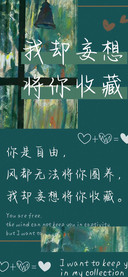 我却妄想将你收藏
