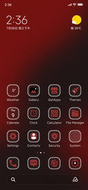 Red Black Hue