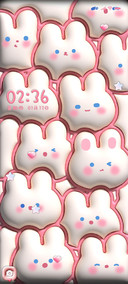 膨胀爱心挤挤兔