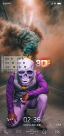 3D视觉骷髅舞者