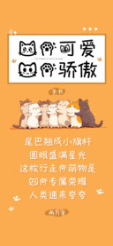 猫的可爱我的骄傲