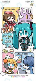 初音未来 双色漫画