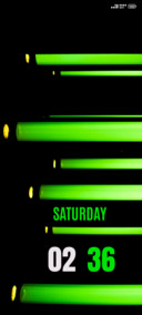 Neon Green Lines