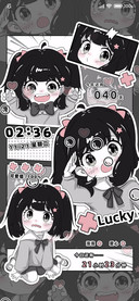 漫画双马尾小可爱