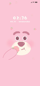 Big Face Pink Bear