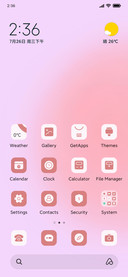Minimalist pink