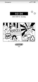 Simple comic style