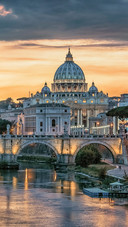 Beautiful Palace in The Sunset