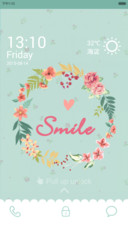 复古小碎花smile