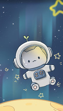 Cat's travels in space