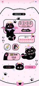 双模式亚系小黑猫