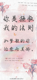你是拯救我的法则