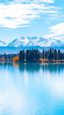 Autumn in Lake Pukaki