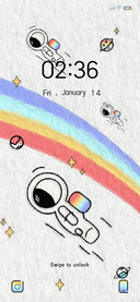 Rainbow astronauts