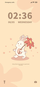 Rabbit and Flower