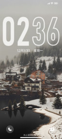 冬季雪屋